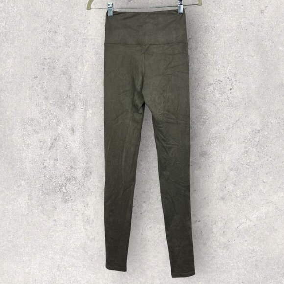 Aritzia Wilfred Free Daria Faux Suede Leggings Taupe High Rise Size XS‎ Minimal - Picture 5 of 14